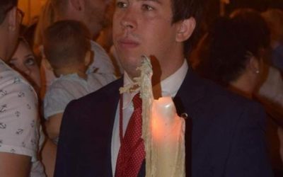 Nuestros hermanos Manuel Barcia y Miguel Domínguez, pregonero y cartelista de la juventud 2022