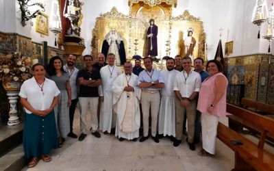 El sacerdote Rubén Blasco celebra su primera misa en San Gonzalo