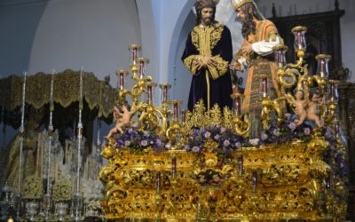 Nuestro paso de misterio, preparado para el Santo Entierro Grande