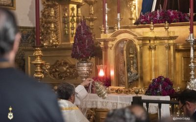 Galeria fotográfica del último día de quinario y procesión claustral con Su Divina Majestad.